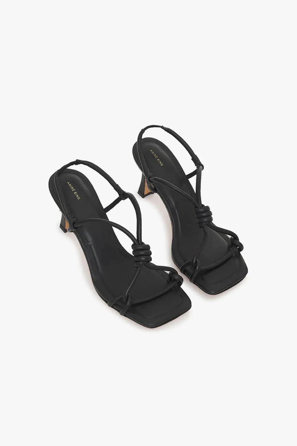 Anine Bing - Valentina Sandals in Black