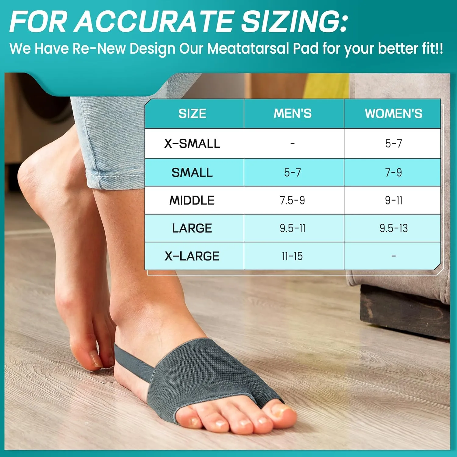 ASRAM Metatarsal Pads with Gel Pad,Ball of Foot Cushion,Forefoot Pads,Fabric Soft Socks for Metatarsal Pain Relief, Metatarsalgia,Bone Spur,Aching Feet Relieve Feet Pain.