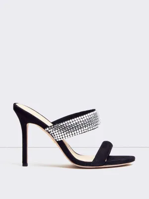 Crystal embellished sandals