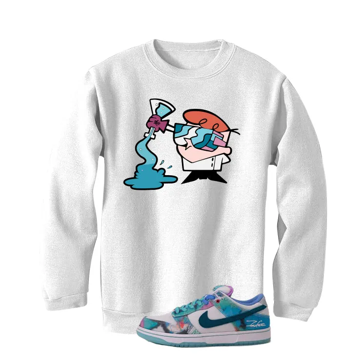Futura Laboratories x Nike SB Dunk Low White T-Shirt (Dexter)| illcurrency