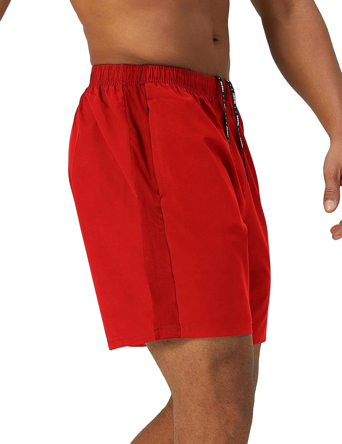 Mens 7'' Lightweight Athletic Shorts Quick Dry Gym Workout Running Shorts with Zipper Pockets