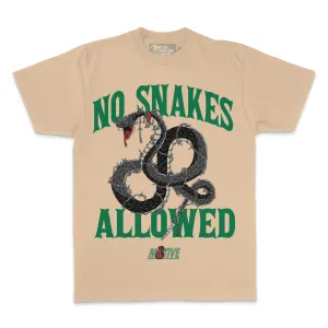 No Snakes Allowed - Khaki T-Shirt
